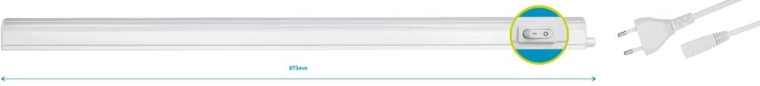 Oprawa LED Retlux z rurką T5 10 W 90 cm