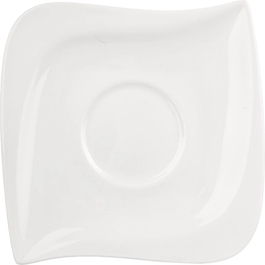 MONA Musica porcelanowy spodek kwadratowy 13,7 × 13,7 cm
