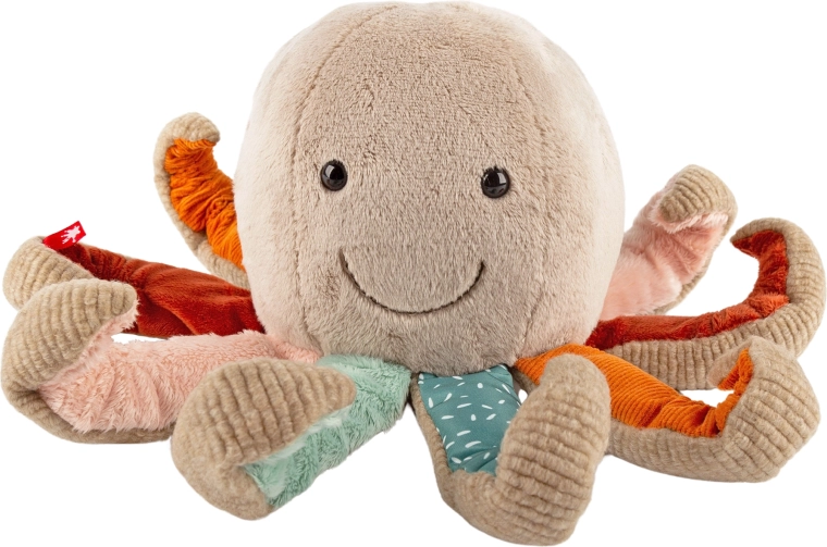 Sigikid pierwsza pluszowa ośmiornica patchwork 26 cm