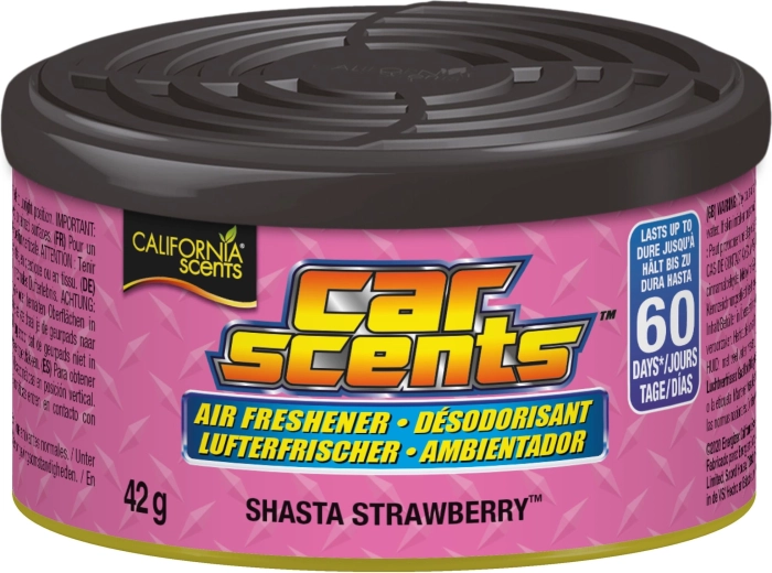 California Scents Shasta Strawberry – zapach do auta w puszce