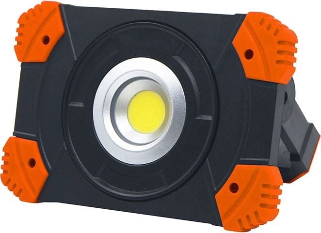 Solight przenośny ładowalny reflektor LED 10 W 1000 lm pomarańczowo-czarny