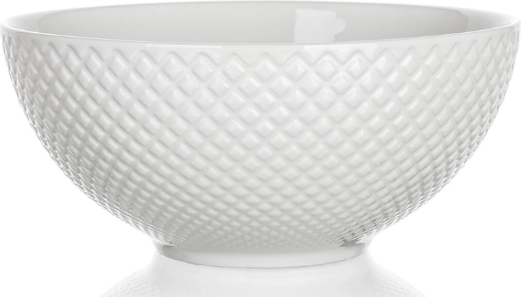 Ceramiczna miska DIAMOND 15,4 cm biała