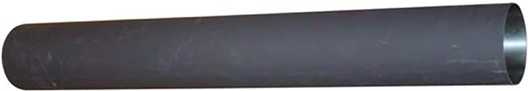 Rura dymowa 145 mm, długość 750 mm, grubość 1,5 mm, czarna