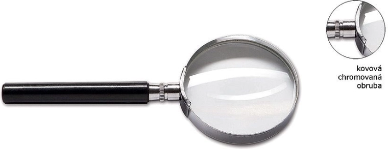 Lupa CONCORDE z metalową ramką, średnica 40 mm
