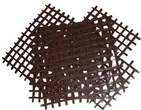 Mata modułowa 25 × 25 cm, plastik, beżowa (4 szt.)
