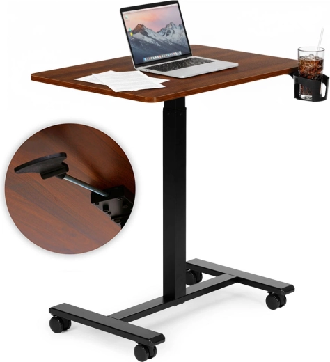 Mobilny stolik na laptop ModernHome z regulacją wysokości 70 × 48 cm