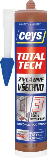 Uniwersalny klej i uszczelniacz Total Tech 290 ml Ceys – Brązowy