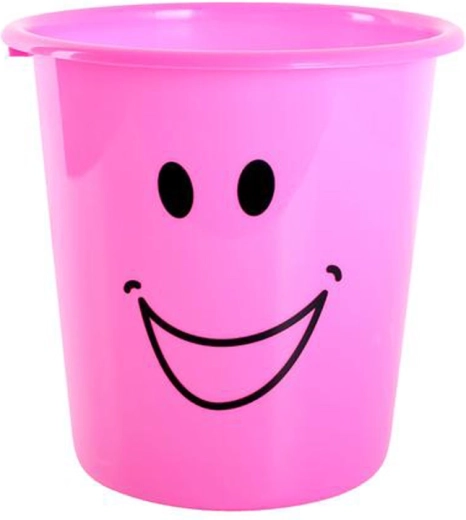 Plastowy kosz na papier TORO 6,4 l Smile