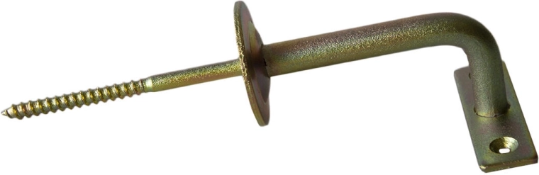 Uchwyt poręczy balustrady Klasik żółty cynk