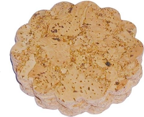 Korkowe podkładki Kwiat, 10 cm, zestaw 6 szt.
