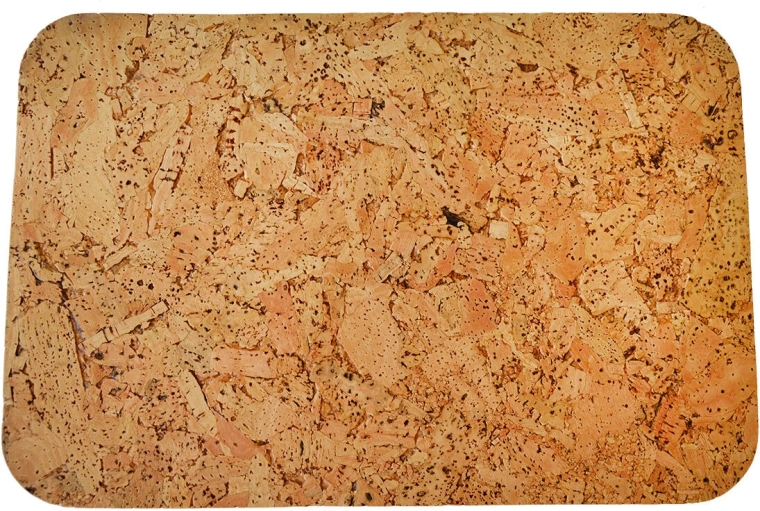 Korkowe podkładki prostokątne z zaokrąglonymi rogami 36 × 25 cm, zestaw 6 szt.