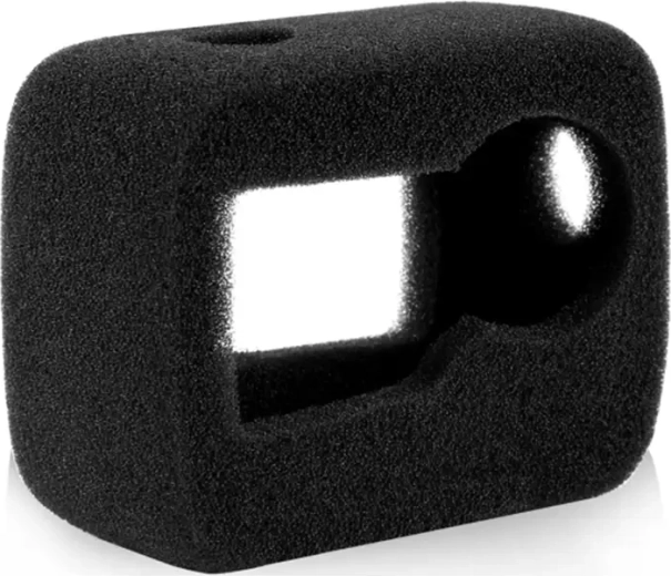 Osłona przeciwwiatrowa Puluz do DJI Osmo Action 5 Pro/4/3 (czarna) - 1 sztuka