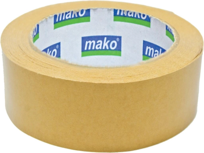 Dwustronna taśma dywanowa 50 mm × 25 m, żółta