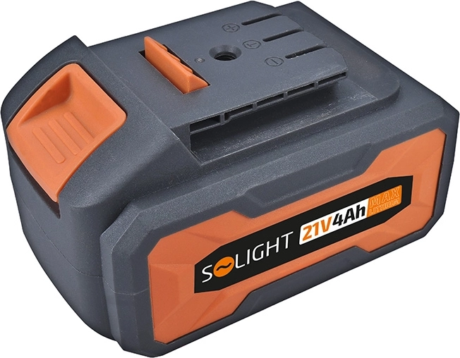 Bateria litowo-jonowa Solight 21 V 4 Ah do narzędzi akumulatorowych – 1 sztuka