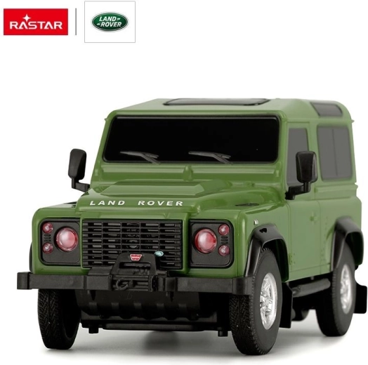 Zdalnie sterowany Land Rover Defender R/C w skali 1:24 – Zielony