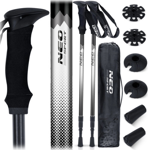 Kije trekkingowe Neo-Sport NS-381 z systemem antishock 65–135 cm