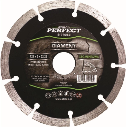 Diamentowa tarcza segmentowa 115 mm STALCO