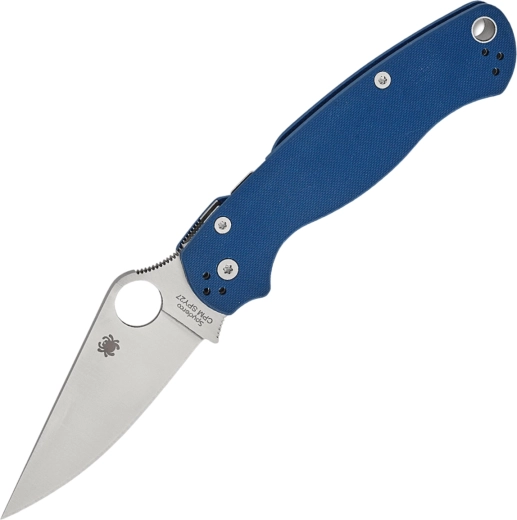 Nóż składany Spyderco Para Military 2 Cobalt Blue 8,8 cm, satyna, G10