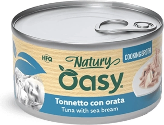 Oasy Cooking Broth – wywar dla kotów z tuńczykiem i doradą 85 g