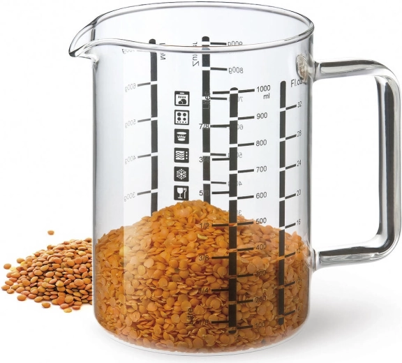Kuchenny dzbanek miarowy 0,5 l ze szkła