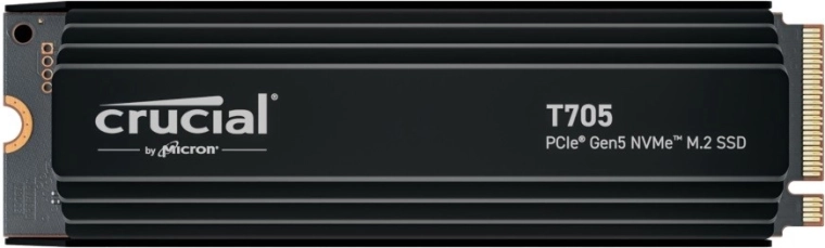 Dysk SSD 2 TB M.2 NVMe PCIe 5.0 z radiatorem CRUCIAL T705