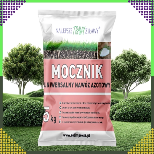 Premium mocznik – uniwersalny nawóz azotowy 5 kg do ogrodu i trawnika