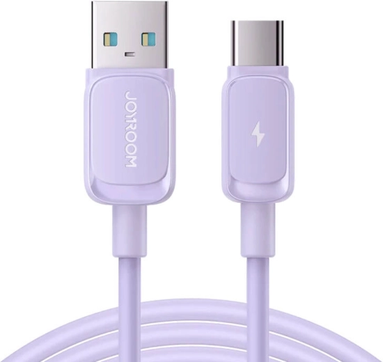 Kabel S-AC027A14 USB na USB-C / 3A / 1,2 m (fioletowy)
