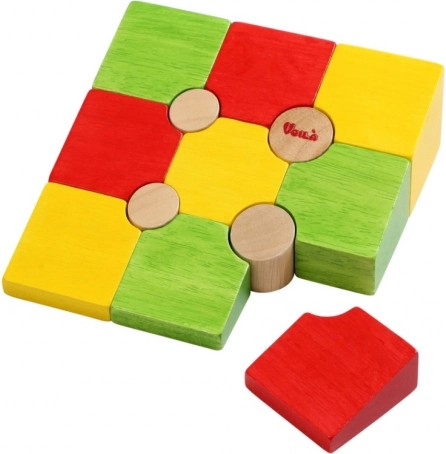 Voila drewniane puzzle 3D kształty