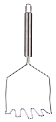 Praska do ziemniaków ze stali nierdzewnej z drewnianą rączką