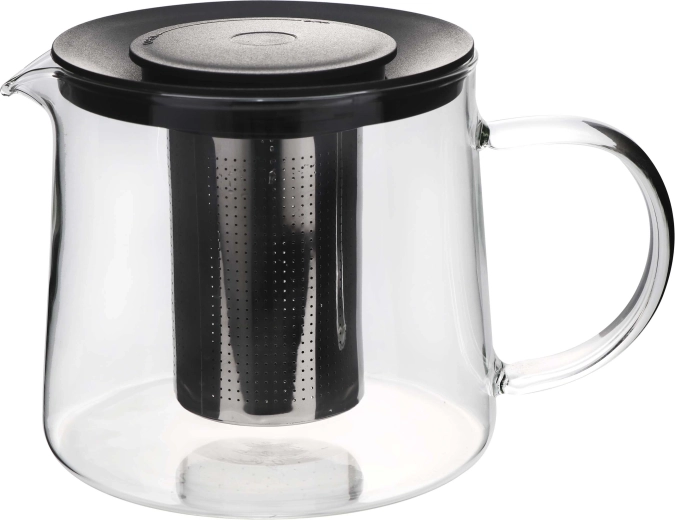 Szklany dzbanek do herbaty z sitkiem Kitchisimo 1,5 l
