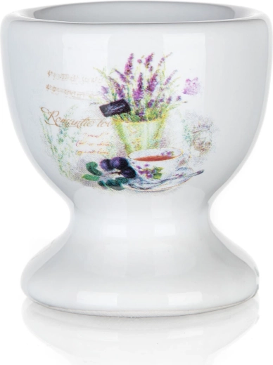 Ceramiczna podstawka na jajko Lavender