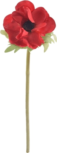 Sztuczny kwiat mak polny czerwony 50 cm