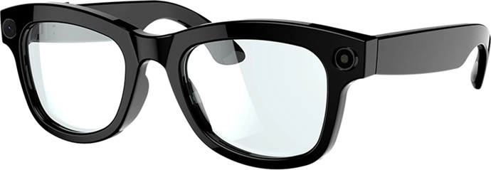 Zeblaze AI inteligentne okulary z przezroczystymi soczewkami i kamerą 1080p