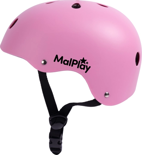 dziecięcy kask rowerowy SafeKiddo różowy (S, 48–54 cm)