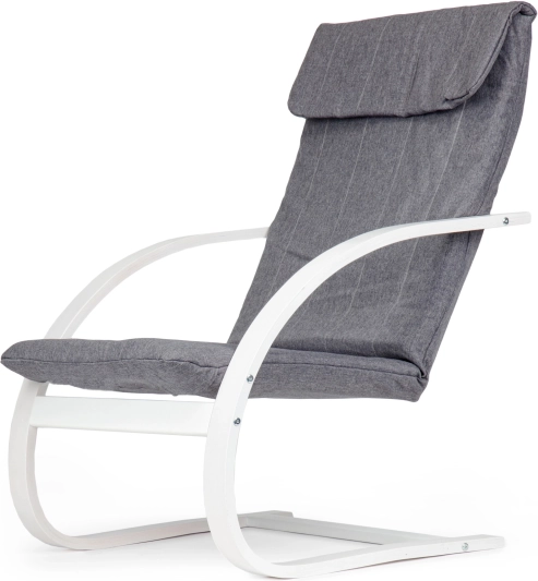 Fiński bujany fotel lounge ModernHome do salonu