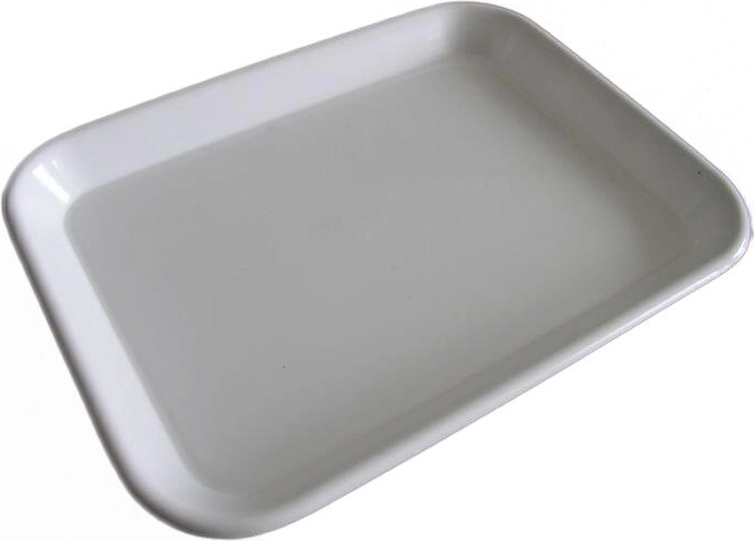 Plastowa taca do serwowania 20 × 15 × 2 cm – mix kolorów