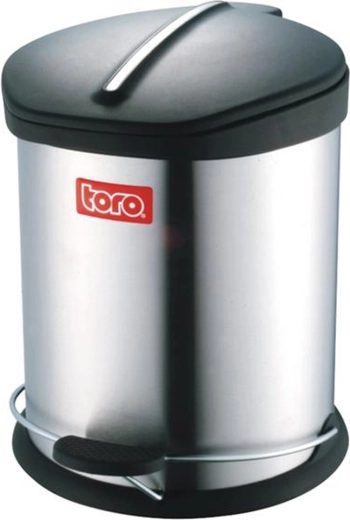 Kosz na śmieci z plastikową pokrywą 5 l