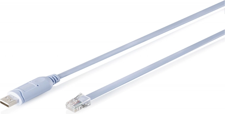 Konsolowy adapter kablowy USB‑A na RJ45 z chipsetem FTDI (FT232RNL), jasnoniebieski, 1,8 m