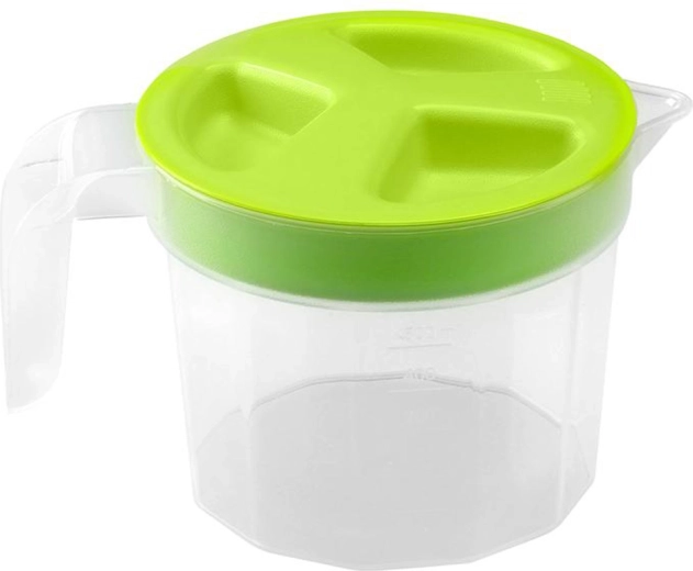 Plastowa miarka z pokrywką 0,5 l