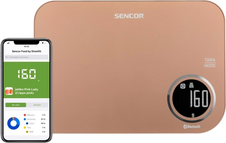 Inteligentna waga kuchenna Sencor z Bluetooth