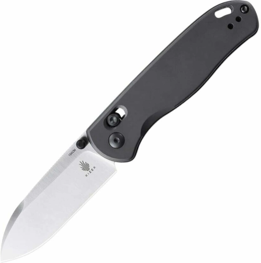 Nóż kieszonkowy KIZER Drop Bear Gunmetal aluminium 7,6 cm