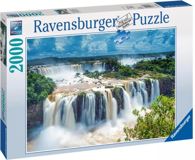 Ravensburger puzzle Wodospady Iguaçu 2000 elementów