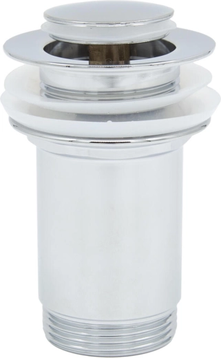 Zawór odpływowy umywalkowy CLICK-CLACK 5/4, mały, chrom