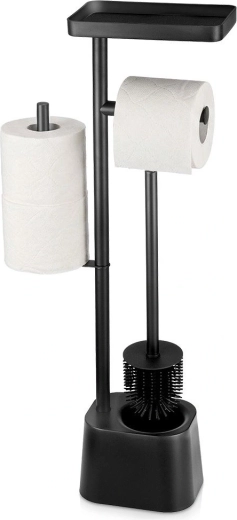 Vilde stojak na papier toaletowy ze szczotką WC
