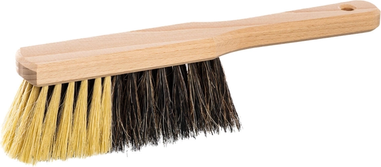 Zmiotka drewniana nielakowana, 4‑rzędowa, mieszanka włosia 50/50