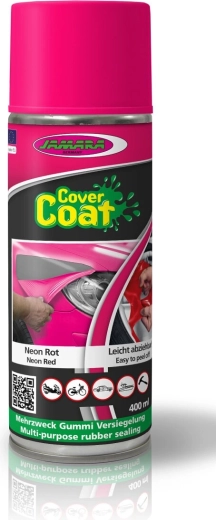 Cover Coat neonowa czerwona płynna guma w sprayu 400 ml