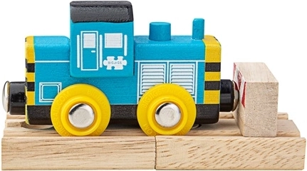 Bigjigs Rail drewniana spalinowa manewrowa lokomotywa klasy 7