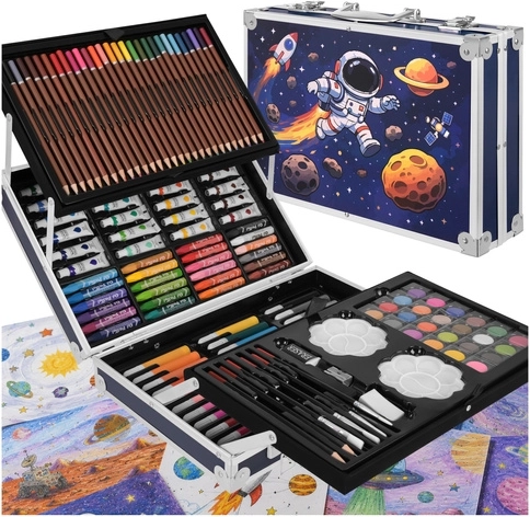 Maaleo zestaw plastyczny w walizce – astronauta