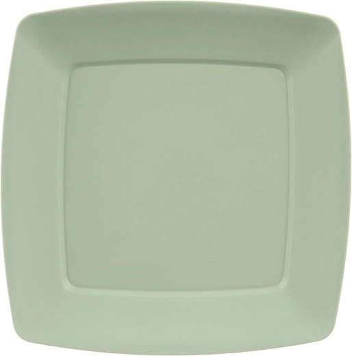 Płytki plastikowy talerz Sandy zielony 23,5 × 23,5 cm
