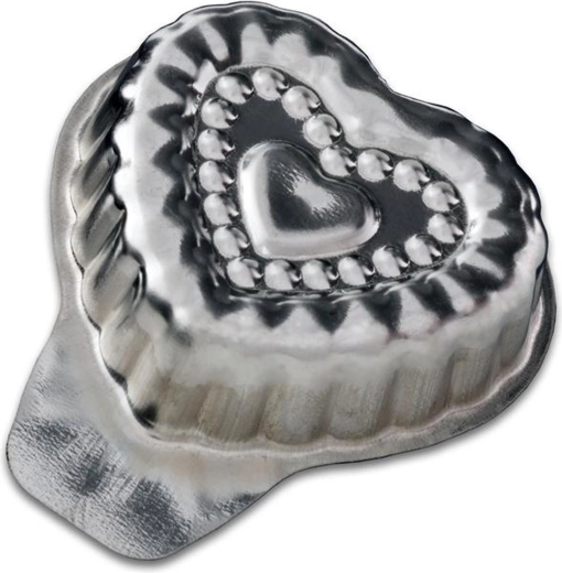 Foremki do ciasteczek serduszko 4 cm, zestaw 20 szt.